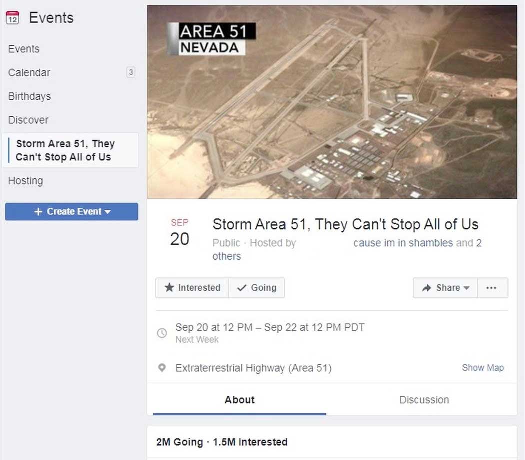 Area 51 Online Event